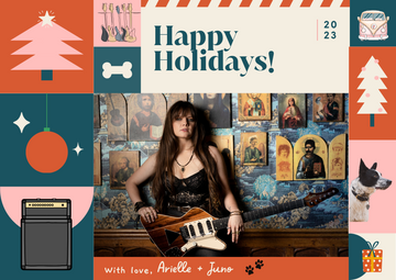 2024 Personalized Arielle Holiday Cards