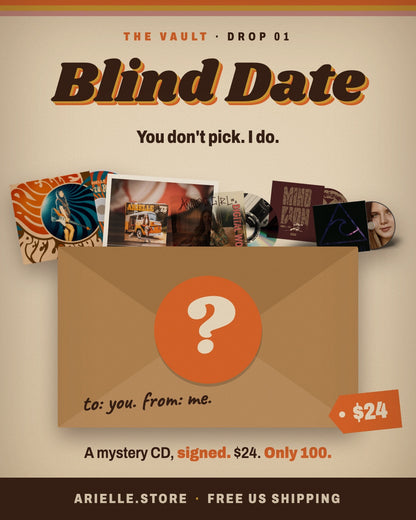 Blind Date: a mystery signed CD. $24. Only 100.